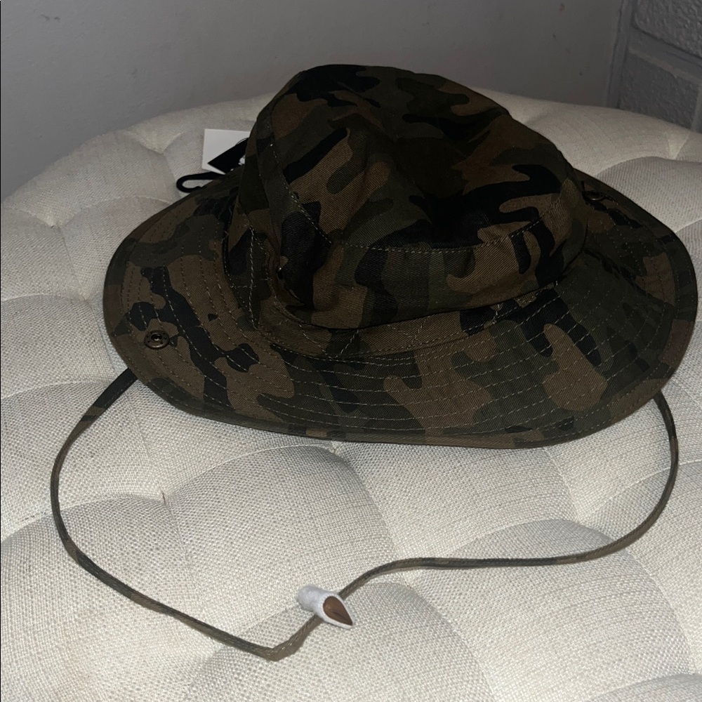 Green Camouflage Bucket Hat